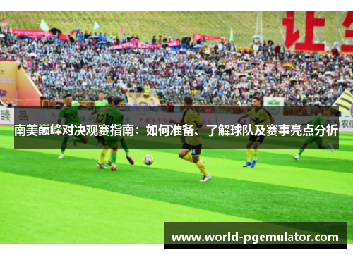 南美巅峰对决观赛指南：如何准备、了解球队及赛事亮点分析